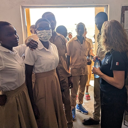 ©CNES_G2_Lome_Visite_Lycée